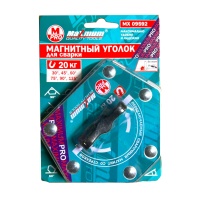 магнитный уголок для сварки с переключателем 12 кг, шестиугольник, "maximum" mx 09592 оптом