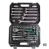 Набор инструментов для автомобиля 82 предмета CRV сталь